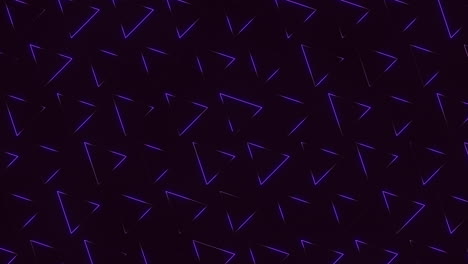 Glowing-purple-triangle-pattern-on-black-background