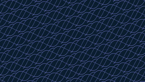 Symmetrical-dark-blue-wavy-lines-with-looping-circles