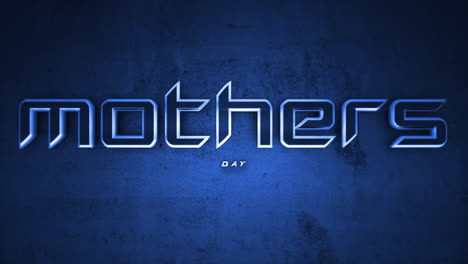 Futuristic-neon-Mothers-Day-on-dark-background-glowing-blue-letters