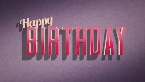 Einfache-Und-Elegante-Glückwunschkarte-Zum-Geburtstag-Mit-Ausgeschnittenen-Buchstaben-Auf-Violettem-Hintergrund