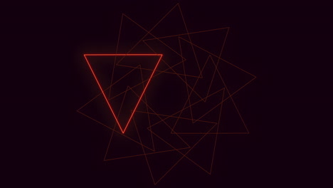 Ethereal-neon-triangle-floating-in-darkness