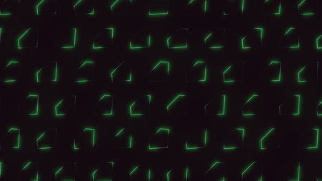 Monochrome-grid-with-green-lines-intersecting