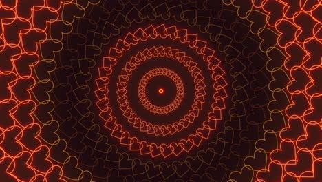 Spiraling-red-hearts-in-mesmerizing-circular-motion