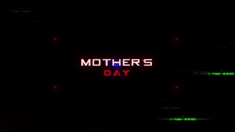 Neon-happy-Mothers-Day-heart-greeting-on-black-background