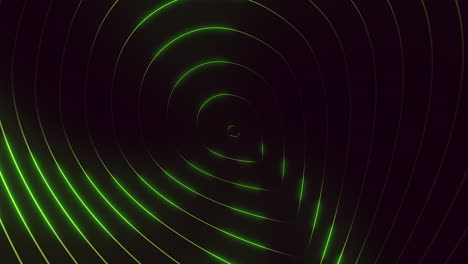 Fondo-Negro-Elegante-Con-Patrón-De-Espiral-Verde-Dinámico