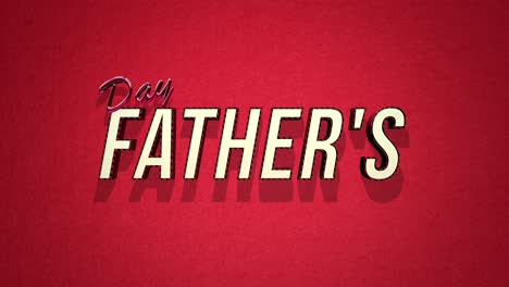 Vintage-inspired-fathers-text-on-bold-red-background