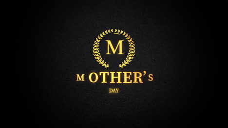 Golden-laurel-wreath-logo-for-Mothers-Day-restaurant-or-bar