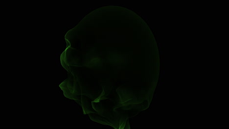 Dinámica-Nube-De-Humo-Verde-3d-Girando-En-Círculos