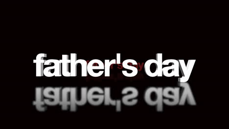 Reflective-Fathers-Day-text-floating-on-water-in-3d