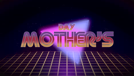 Neon-pink-and-blue-Mothers-Day-words-on-grid-background