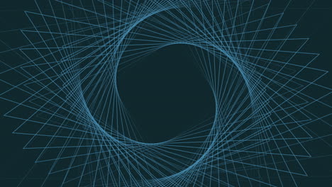 Intricate-blue-line-spiral-illustration-on-black-background-with-movement-and-depth