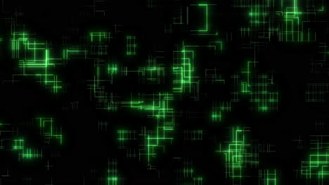 Striking-green-grid-glows-on-sleek-black-background-futuristic-tech-design