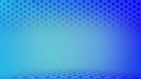 Abstract-blue-and-white-circle-pattern-background