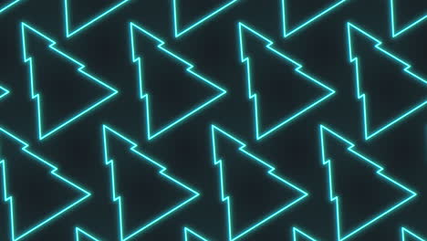 Dynamic-futuristic-neon-blue-triangle-pattern