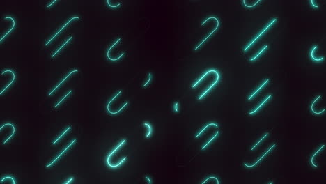 Futuristic-neon-arrows-pattern-on-black-background