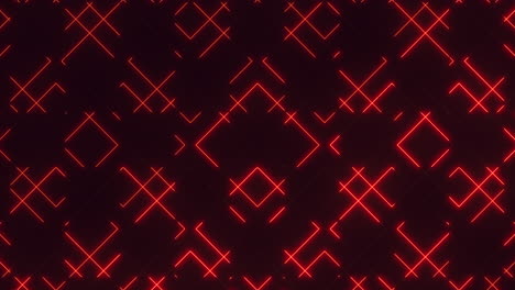 Glowing-red-x-shaped-pattern-intricate,-luminous-lines