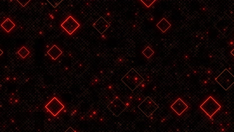 Glowing-black-and-red-diamond-pattern