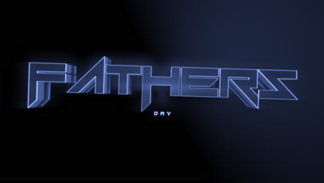 Fathers-Day-music-festival-futuristic-blue-neon-logo