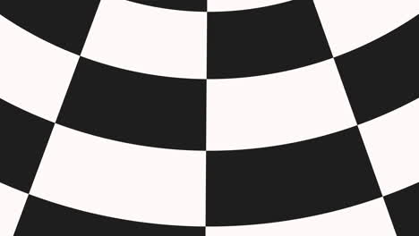 Zigzagging-black-and-white-checkered-pattern-creates-bold-contrast