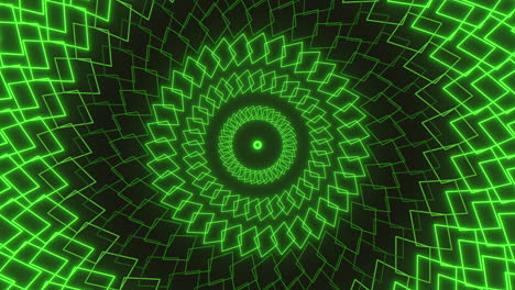 Vibrant-spiral-geometric-pattern-with-green-lines-and-circles