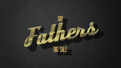 Fathers-Day-sale-metallic-golden-font-on-black-background