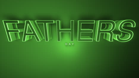 Vibrant-neon-green-Fathers-Day-text-with-glowing-stylized-font-on-dark-green-background