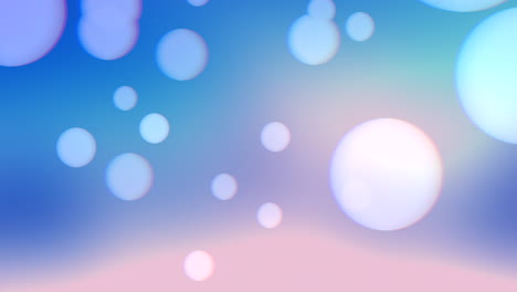 Floating-bubbles-in-a-blurred-blue-and-purple-background