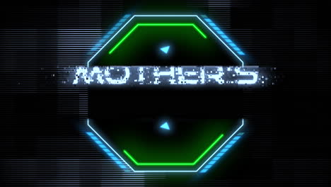 Futuristic-neon-sign-celebrating-Mothers-Day-with-green-and-purple-accents-on-background