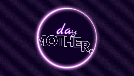 Brighten-your-day-with-Mother's-Day-neon-purple-circle-sign