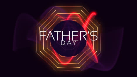 Futuristic-glowing-Father's-Day-design-celebrate-and-appreciate