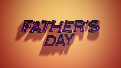 Celebrate-Father's-Day-with-a-vibrant-purple-and-orange-greeting