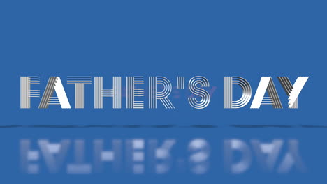 Floating-3d-Father's-Day-text-in-blue-background