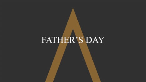 Golden-triangle-logo-celebrating-Father's-Day-on-black-background