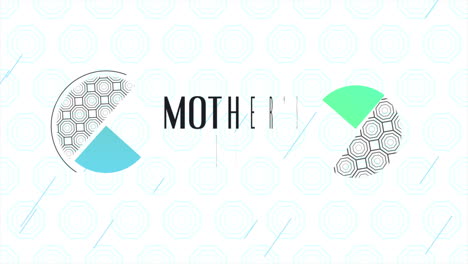 Moderner-Geometrischer-Muttertagsgruß-Mit-Auffälligem-Design
