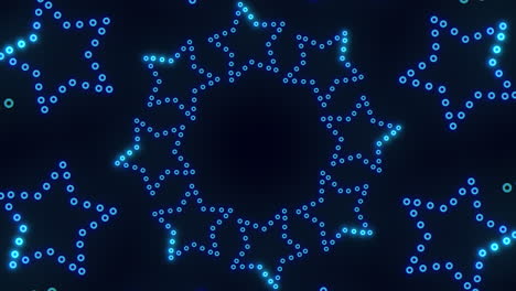 Mesmerizing-pattern-of-intricate-blue-dots-creating-a-captivating-display