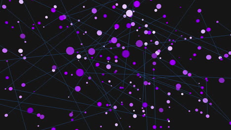 Miteinander-Verbunden-Ein-Faszinierendes-Netz-Aus-Blauen-Und-Violetten-Linien-Auf-Schwarzem-Hintergrund