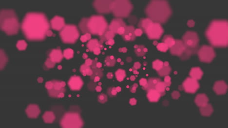 Stunning-cluster-of-pink-lights-on-a-dark-background