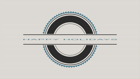 Logotipo-De-Vacaciones-Simple-Y-Elegante-Diseño-Circular-En-Blanco-Y-Negro-Con-Felices-Fiestas