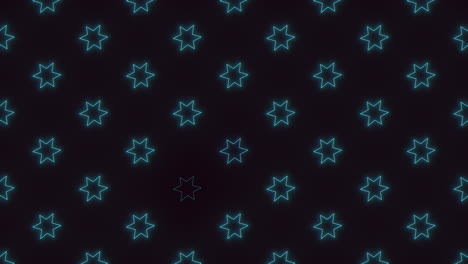 Stunning-dark-blue-background-with-bright,-intricate-blue-star-pattern