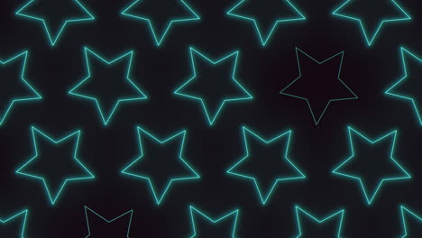 Dynamic-blue-star-pattern-on-dark-background