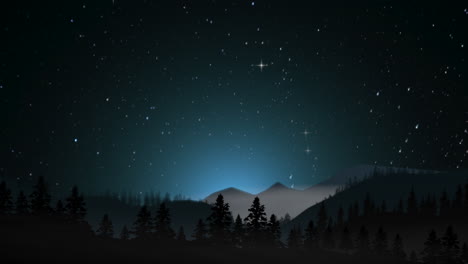 Starry-night-over-serene-mountains-mesmerizing-view-of-a-dark-sky-filled-with-stars