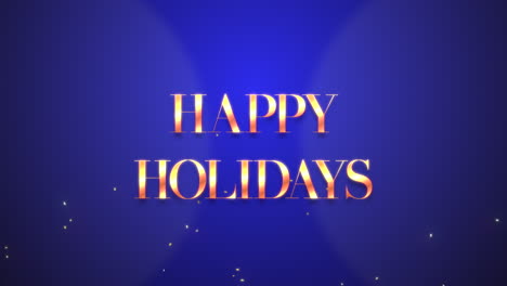 Cheerful-holiday-greeting-with-blue-background,-white-text,-and-yellow-stars