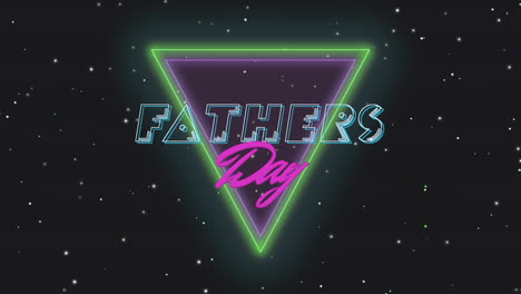 Fathers-Day-neon-sign-shines-vibrantly-in-dark-background