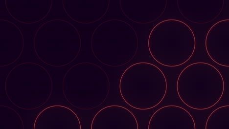 Intricate-circular-design-captivating-and-futuristic-scene-with-floating-circles-in-dark-background