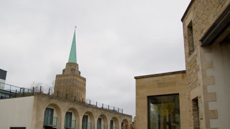 Exterior-Del-Edificio-De-La-Universidad-Nuffield-College-En-El-Centro-De-La-Ciudad-De-Oxford.