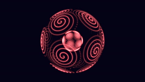 Captivating-red-sphere-with-swirling-vortex-pattern-shines-amidst-darkness