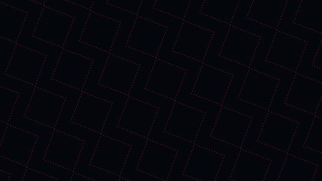 Abstract-red-square-and-diamond-pattern-on-black-background