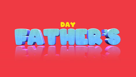 Vibrant-Father's-Day-sign-on-red-background-celebrates-the-special-day