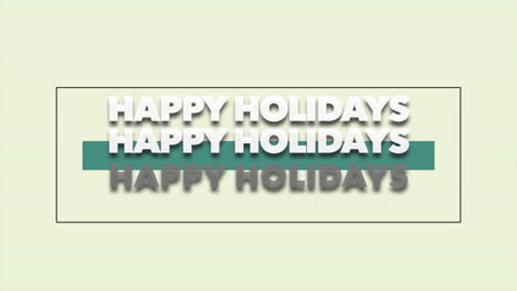 Festively-repeated-Happy-Holidays-text-on-green-background