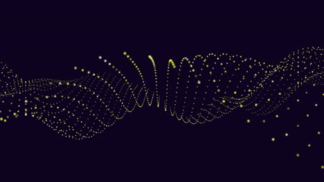 Dynamischer-Und-Komplizierter-DNA-Strang,-Violetter-Und-Schwarzer-Hintergrund